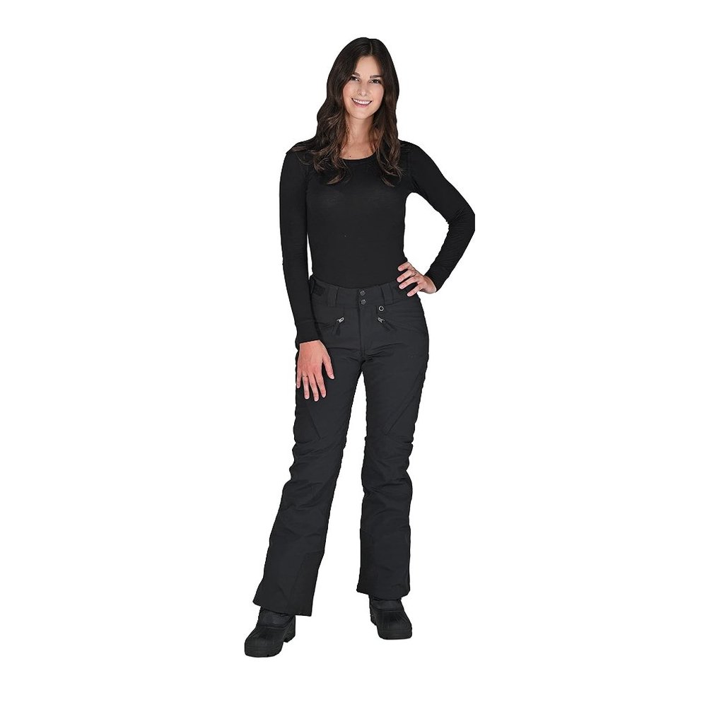 NWOT Arctix Womens Premium Mesh Lined Winter Ski Pants Black Size XL $75 N46